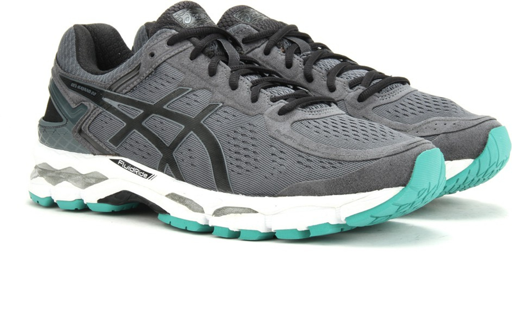 Asics GEL-KAYANO 22 Running Shoes - Buy CARBON/BLACK/SILVER Color Asics GEL-KAYANO 22 Running