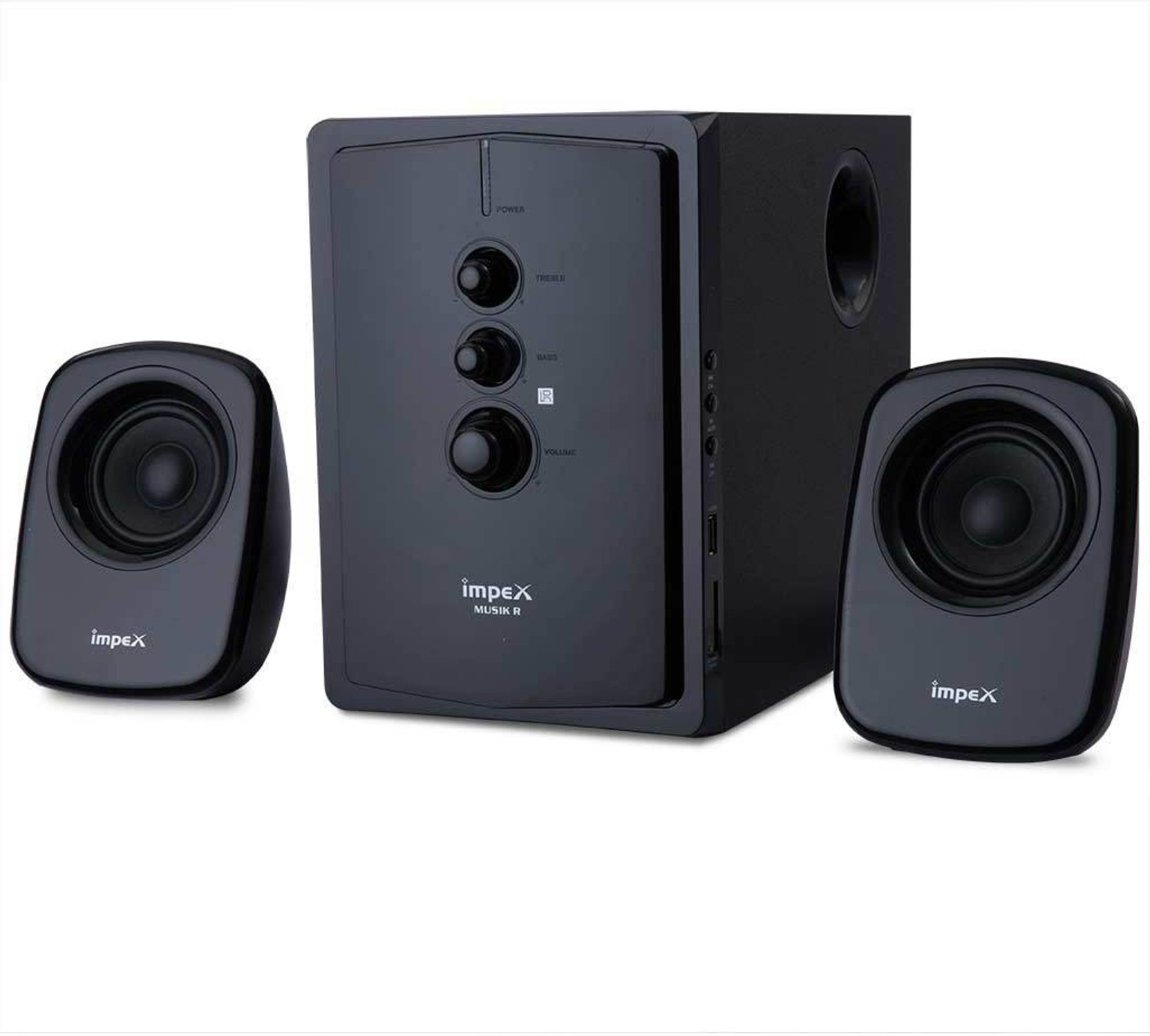 Buy Impex 2.1 (MUSIK R) Portable Home Audio Speaker Online from