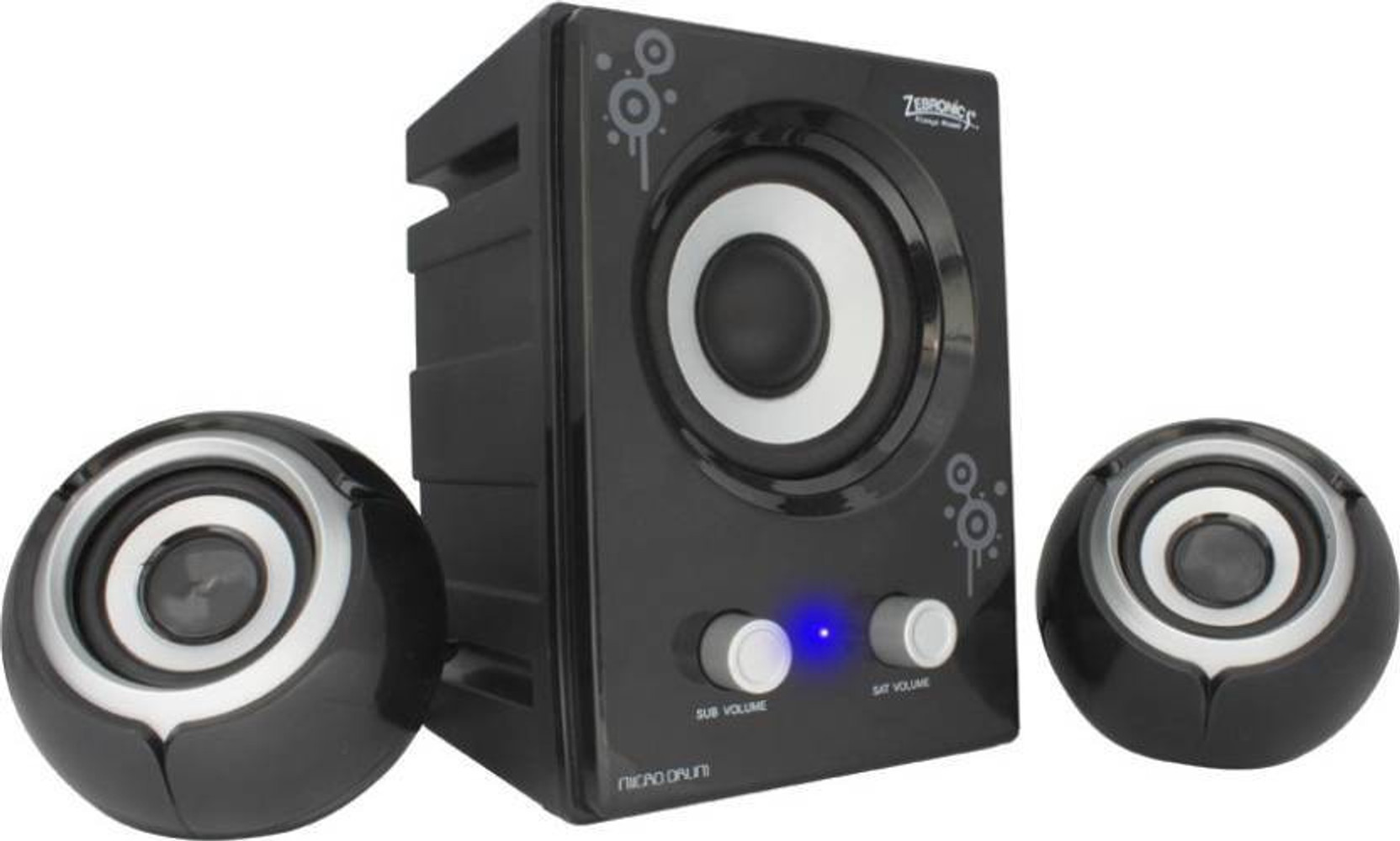 Buy Zebronics Micro drum Portable Laptop/Desktop Speaker Online from