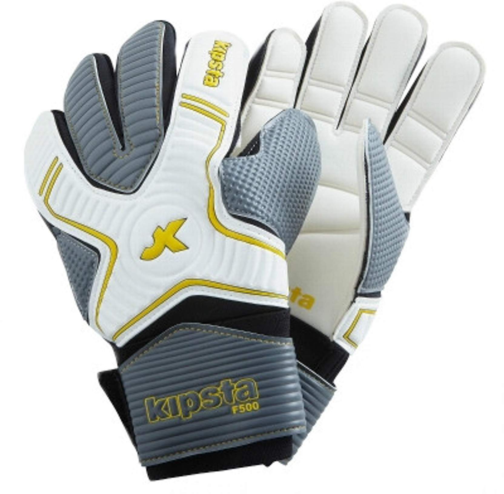 Kipsta F500 Goalkeeping Gloves (Size21 cm, White, Yellow) Buy Kipsta