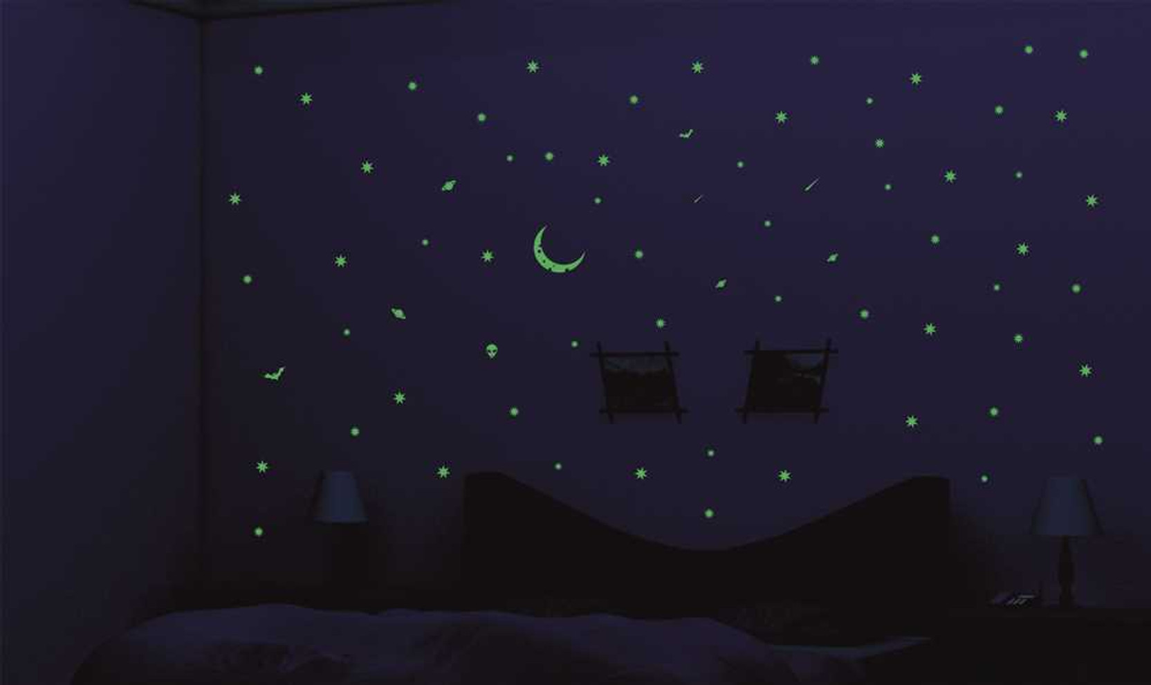Mesleep Small Glow In The Dark Sticker Price In India Buy