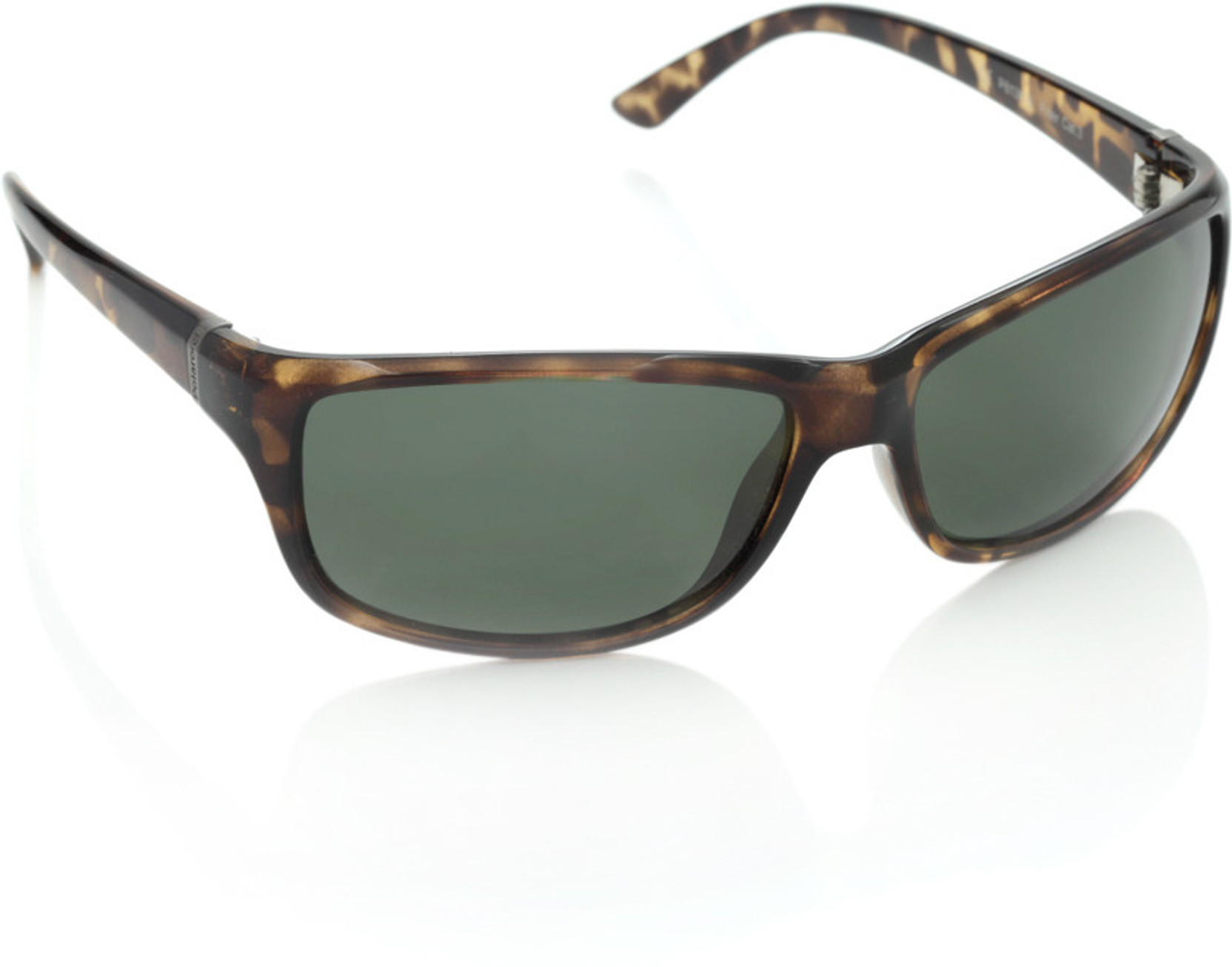Buy Polaroid Wraparound Sunglasses Green For Men & Women Online Best