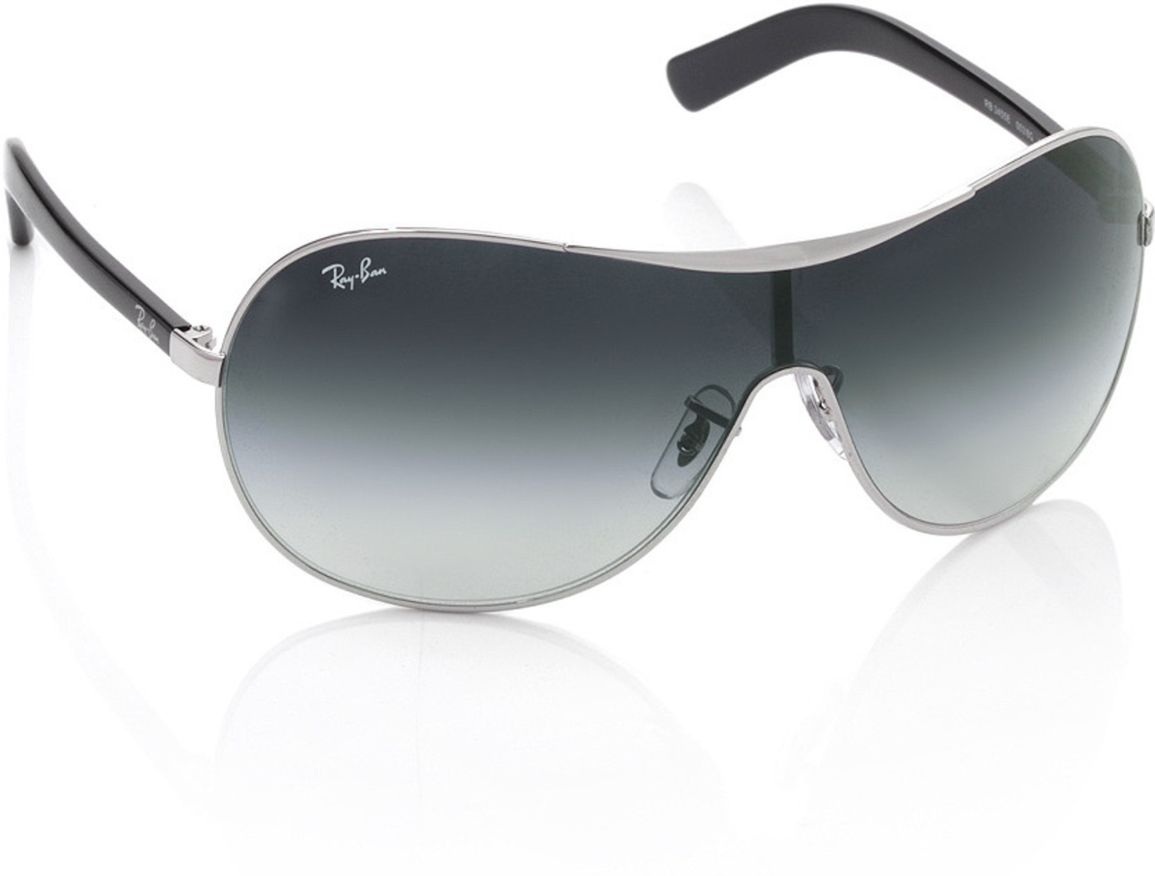 Buy Ray-Ban Wrap-around Sunglasses Grey For Men Online
