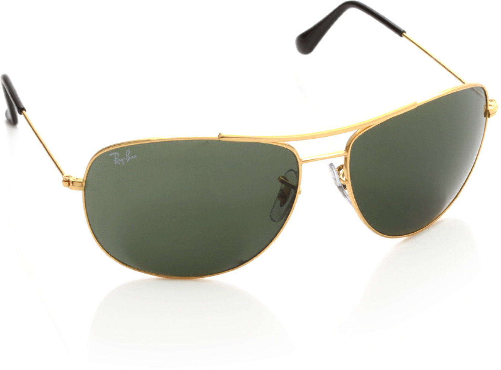 Buy Ray-Ban Oval Sunglasses Green For Men Online @ Best