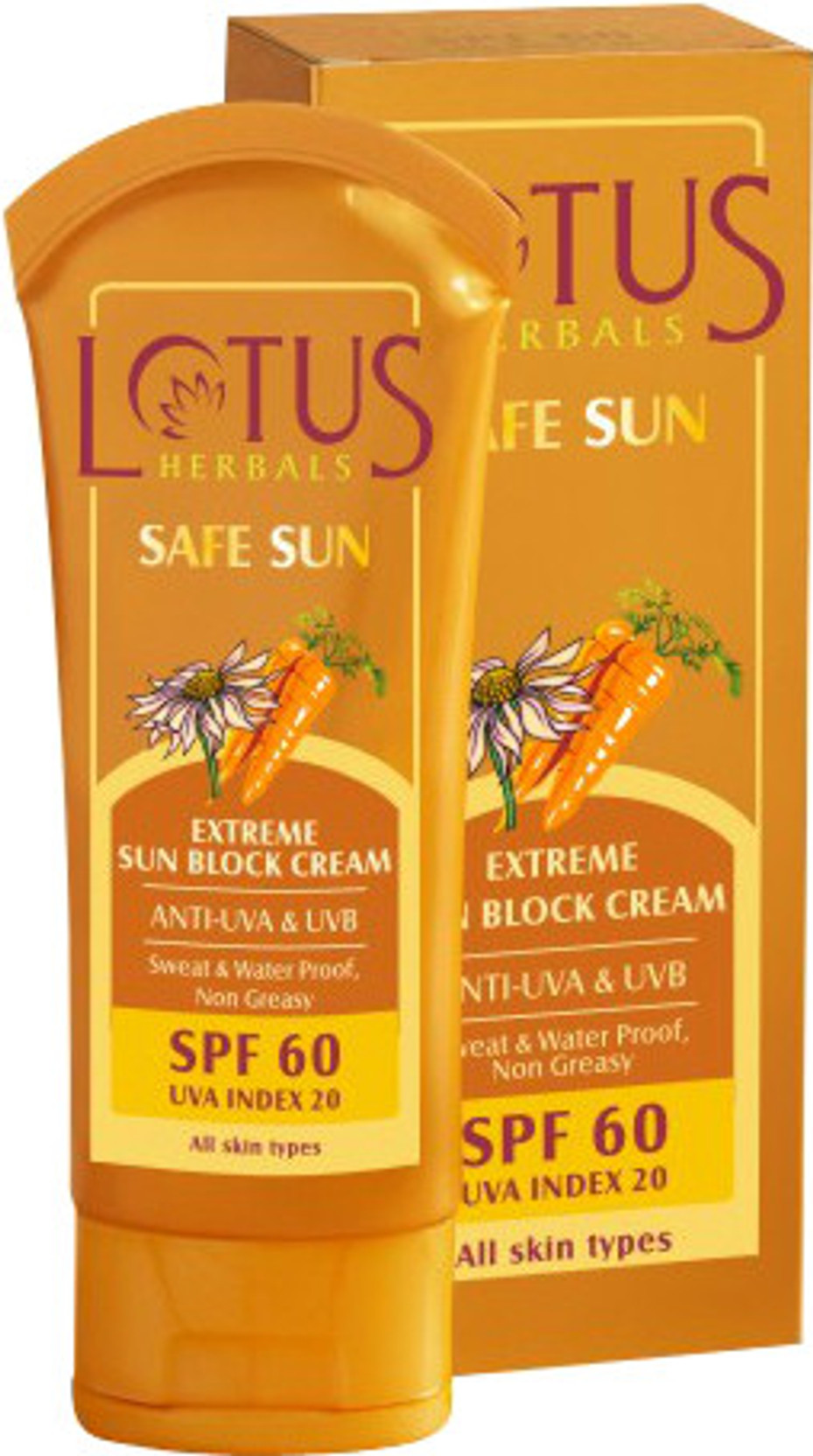 Lotus Safe Sun Extreme Sun Block Cream SPF 60 PA+++ Price in India