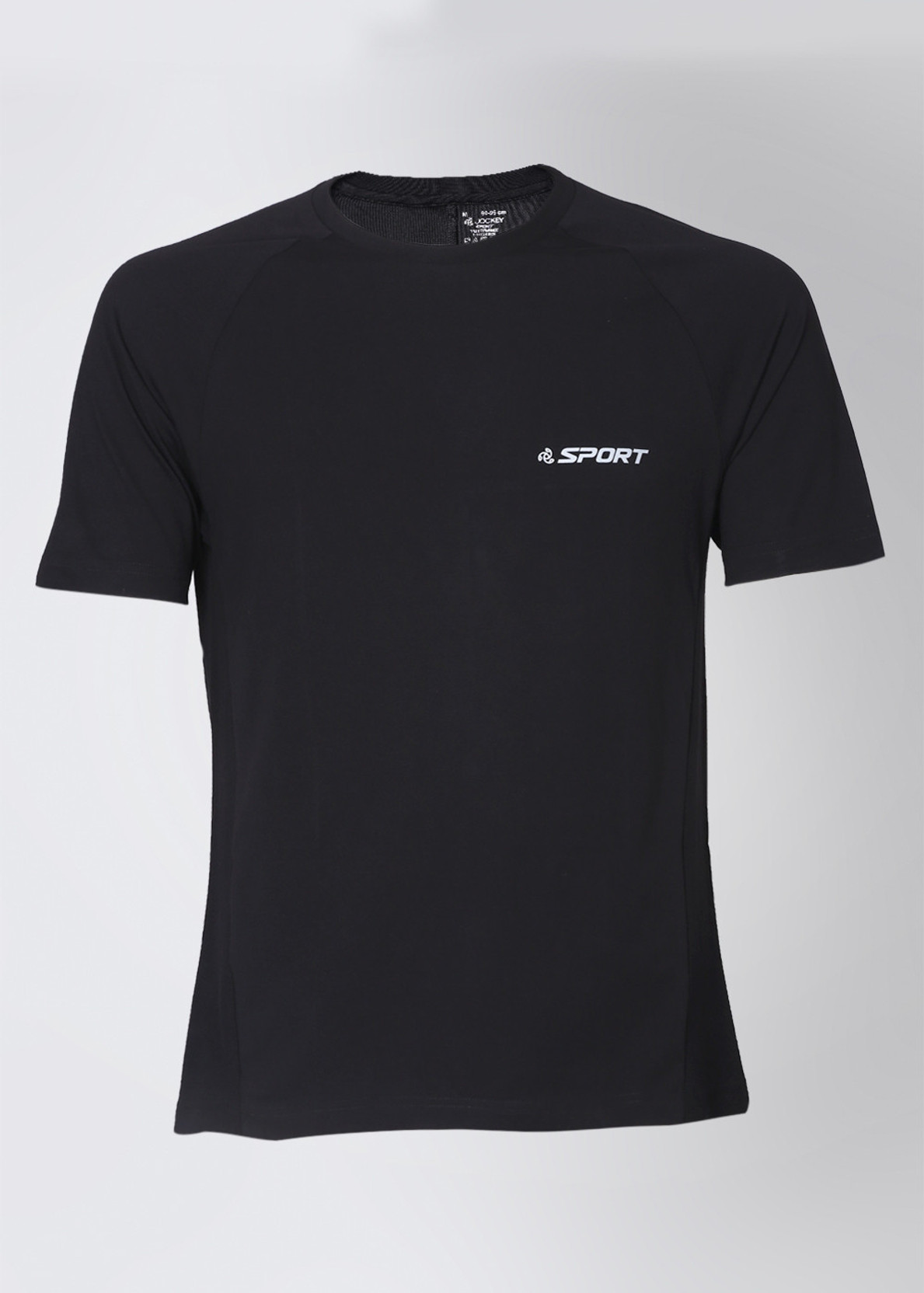 Jockey Solid Men's Round Neck Black TShirt Buy Black Jockey Solid