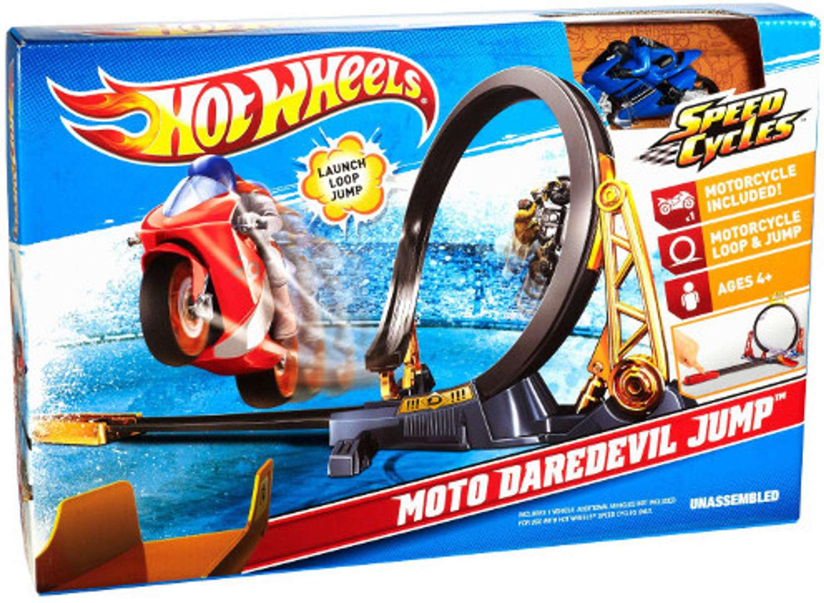 Hot Wheels Speed Cycle Moto Daredevil Jump - Speed Cycle ...