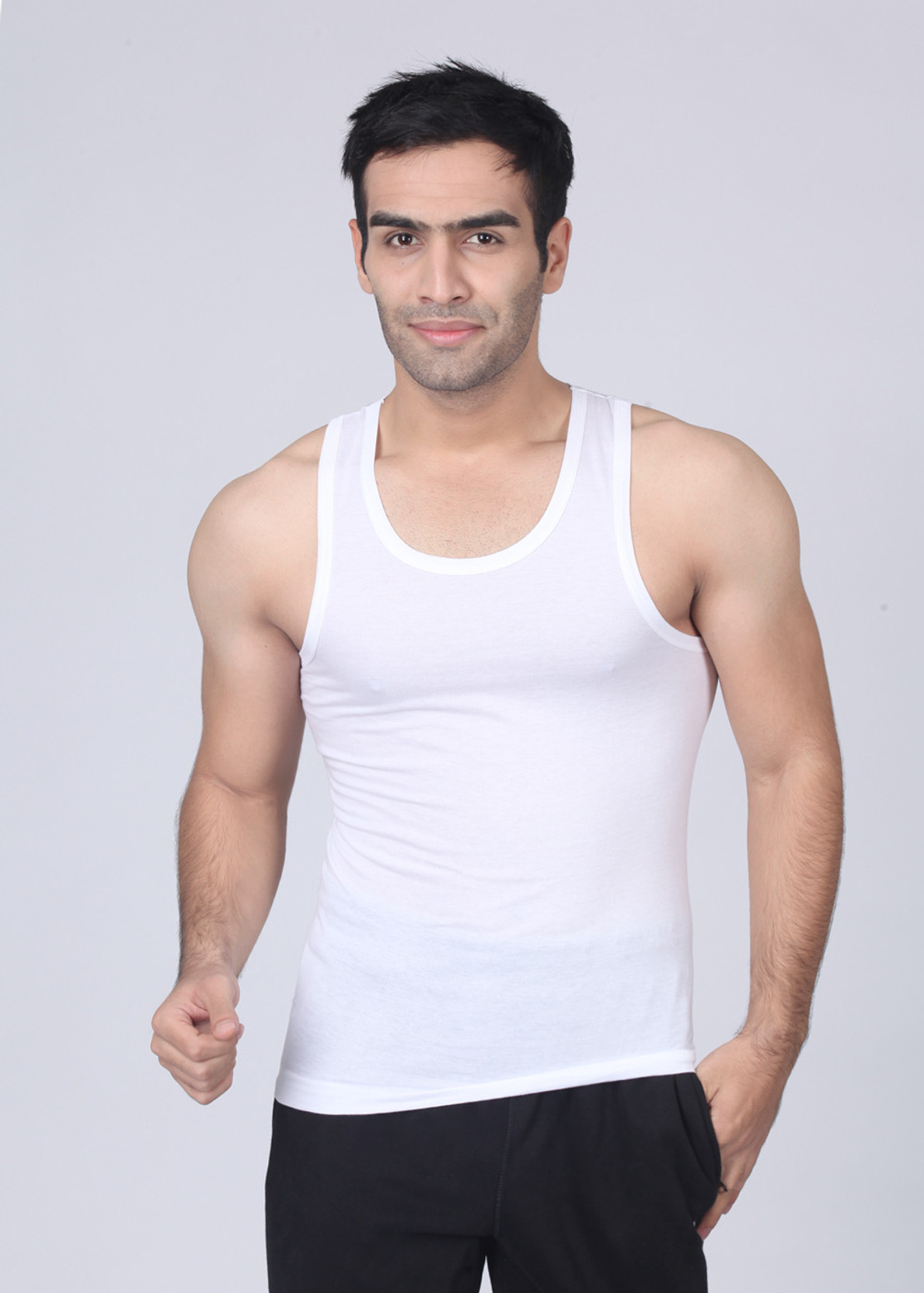 Macroman Men's Vest Buy White Macroman Men's Vest Online at Best