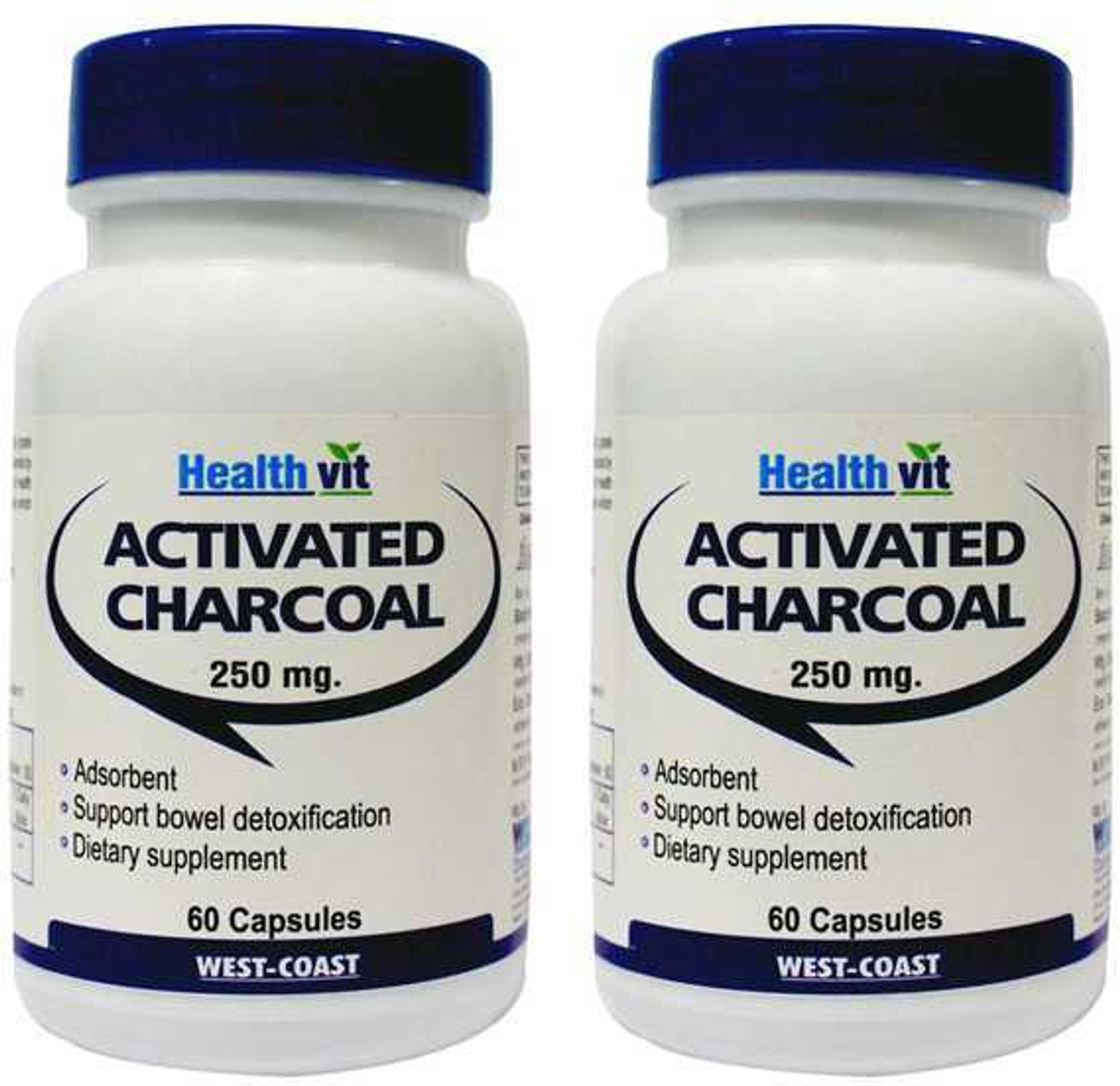 Healthvit Activated Charcoal 250 mg Price in India Buy Healthvit