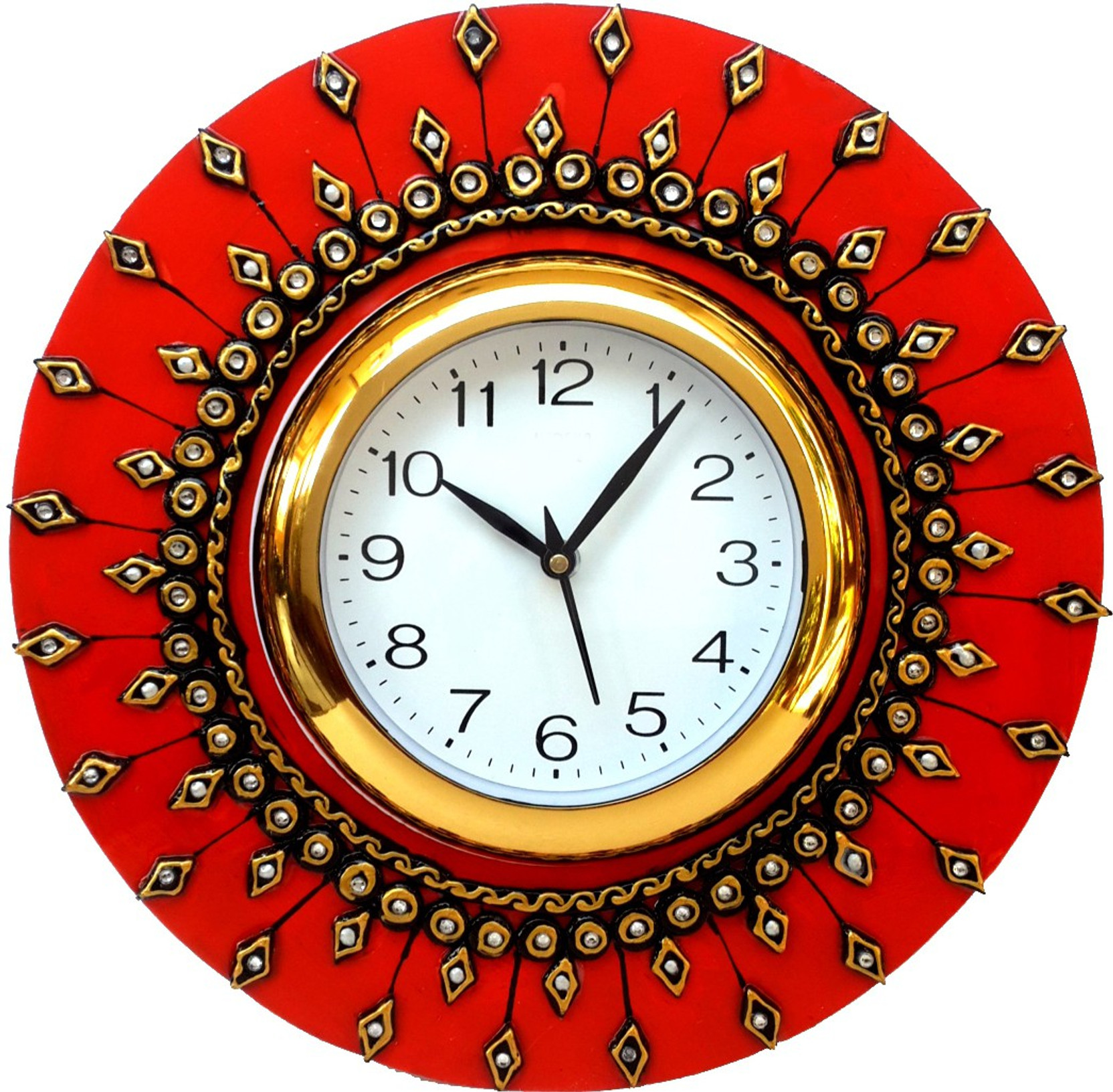 DivineCrafts Analog Wall Clock Price in India Buy DivineCrafts Analog