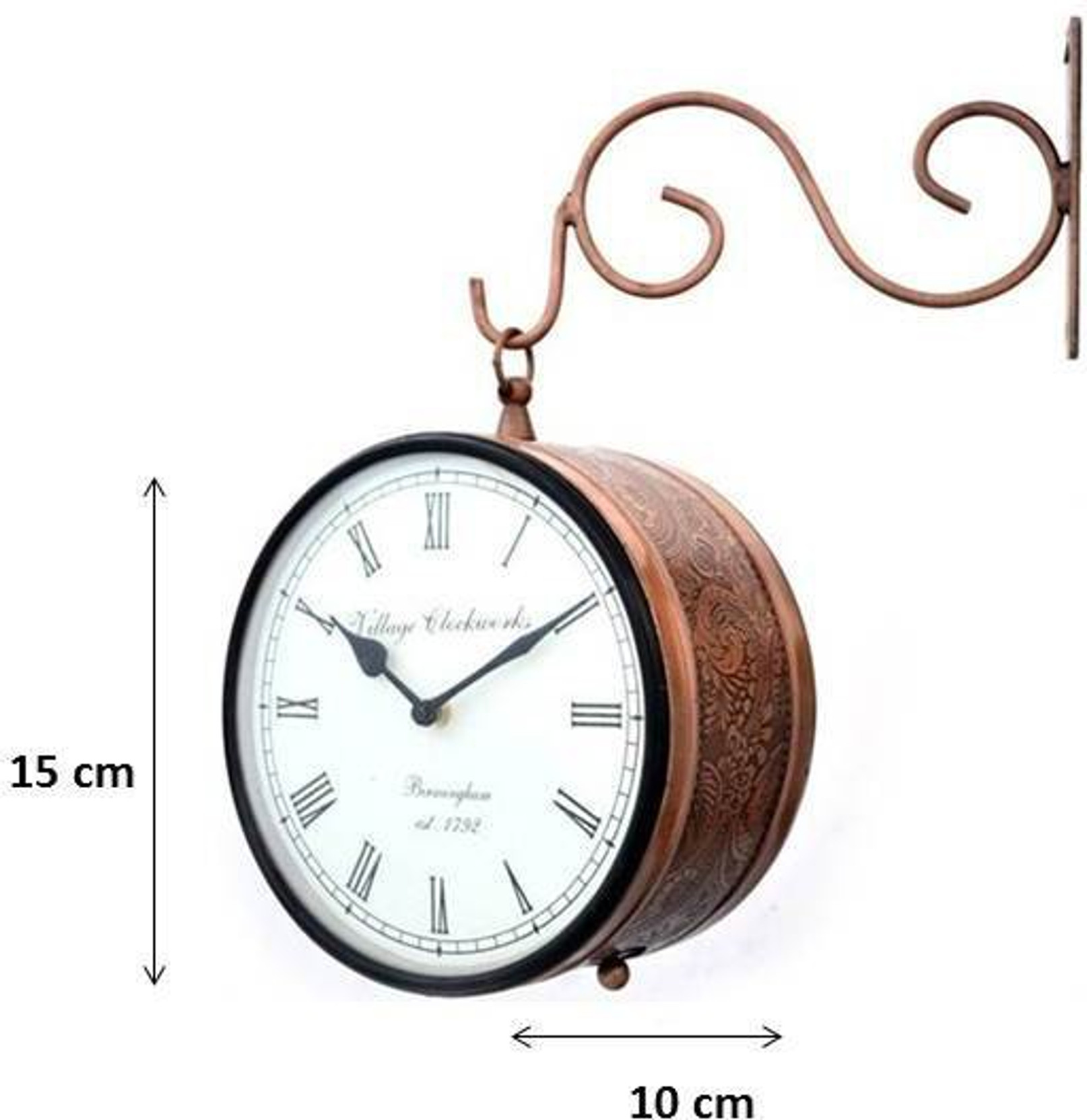 Bangalore Handicrafts Analog 15 cm Dia Wall Clock Price in 