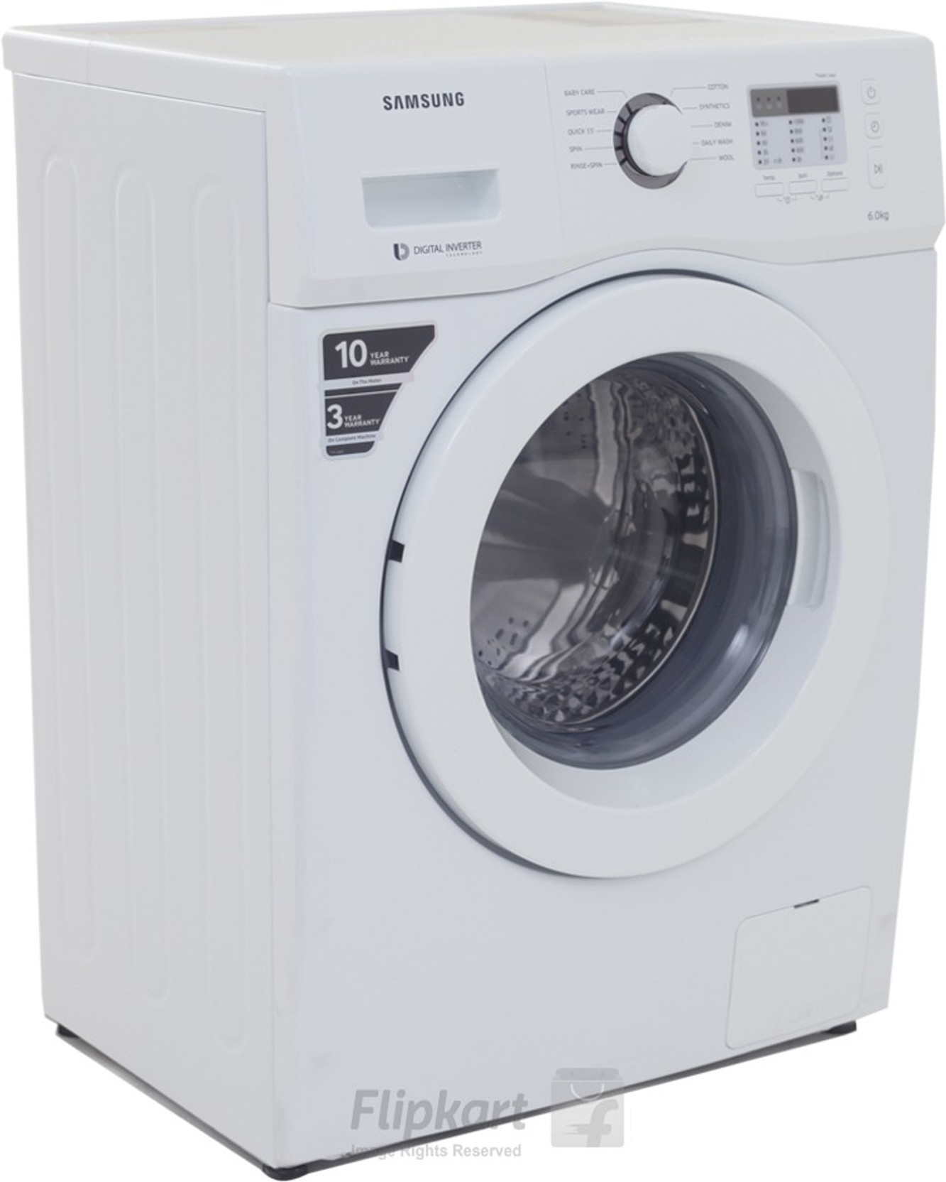 Samsung 6 kg Fully Automatic Front Load Washing Machine White Price in