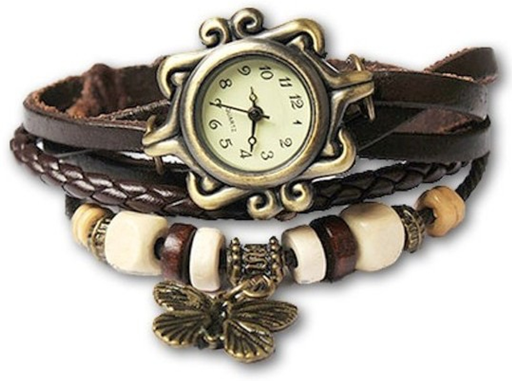 Frenzy Fm1002 Vintage Butterfly Watch - For Women - Buy Frenzy Fm1002 Vintage Butterfly Watch ...