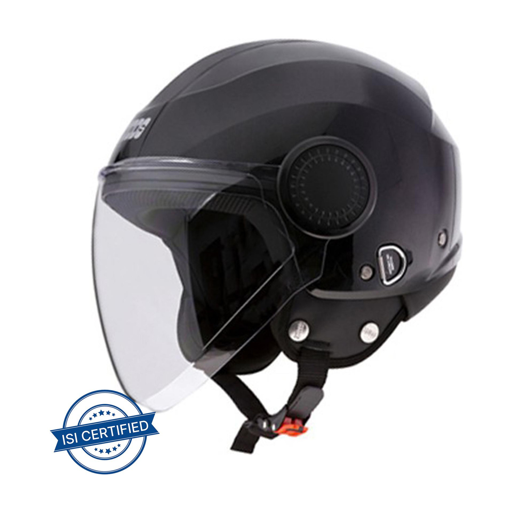 Studds Captain America Open Face Helmet (Blue, L)