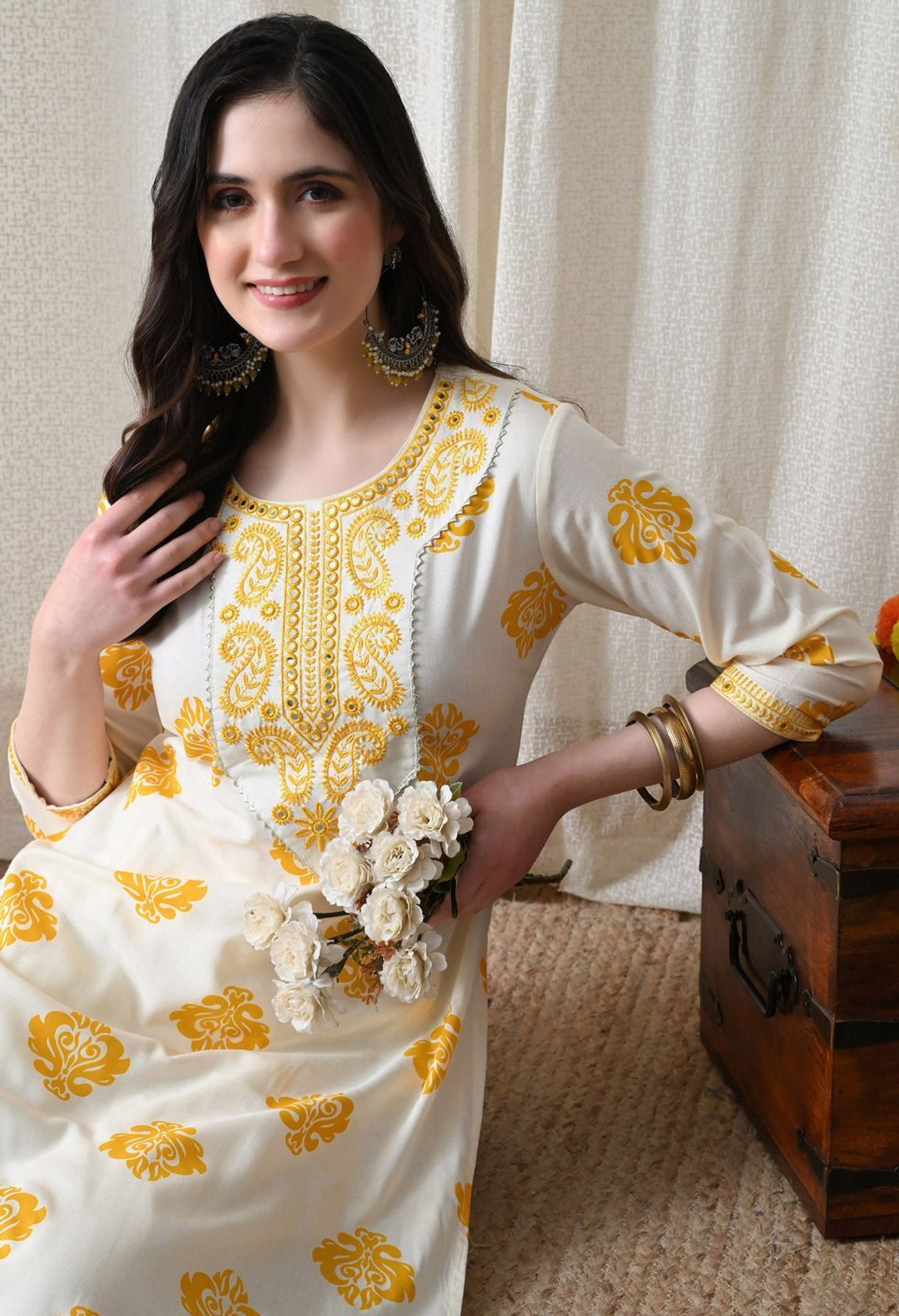 Embroidered Kurti Collection Highlight