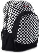 vans checkerboard van doren backpack charcoal/black