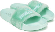 puma fluffy slides online