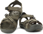 WOODLAND Men Olive Sandals - Buy NUBUCK 