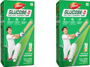 Dabur Glucose D Instant Energy Drink - 1kg x2 Regular (Carton Powder)| Boosts Immunity Sports Drink 2x1 kg, Regular Flavored