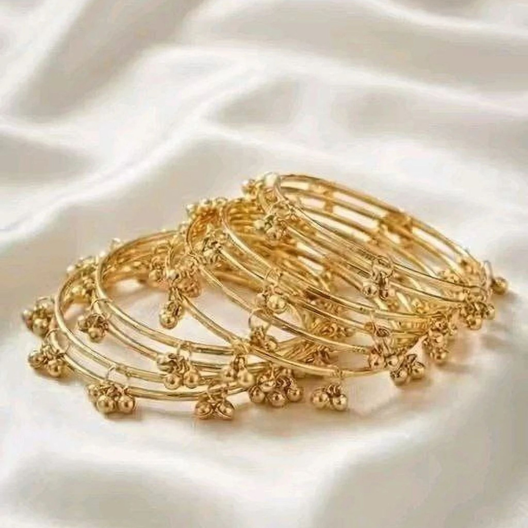 MAANIK Alloy Bangle Set (Pack of 8)