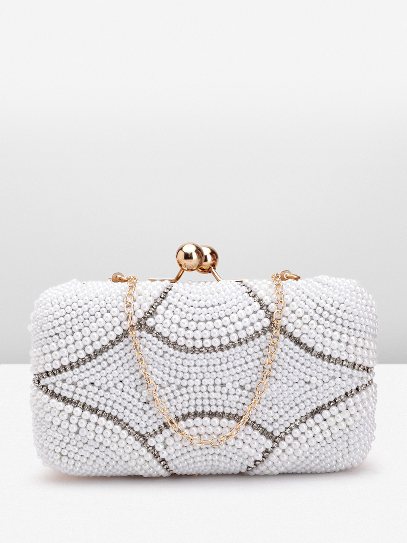 HouseOfCommon Party White Clutch