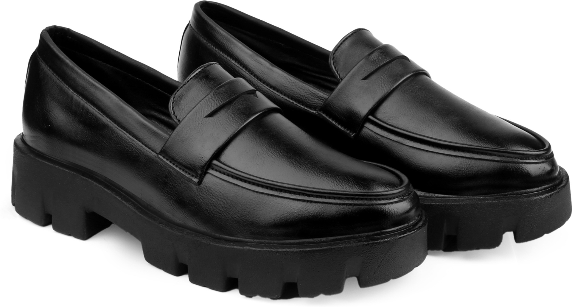 KILLER Comfortable & Trending Loafers For Men (Black , 8)