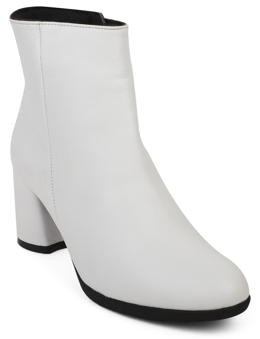 Elle Boots For Women (White , 4)