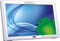 AOC a2258pwh All-in-One (Cortex A9 Dual Core/ 1GB/ Android v4.0.4 (ICS) OS / 21.5 inch Size/ 4GB Flash/ Wall Mount)(White, 54.61 Inch Screen) - Price 18990 