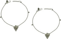 HIGH TRENDZ Dazzle Collection Alloy Anklet(Pack of 2)