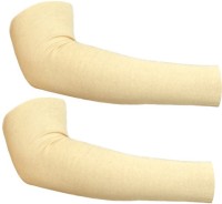 GOLDDUST Cotton Arm Sleeve For Men & Women(L, Beige)