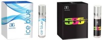 Arochem Ice Blue and 555 (Combo Pack) Herbal Attar(Musk)