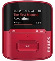 PHILIPS GoGear 64 GB MP3 Player(Red, 1 Display)