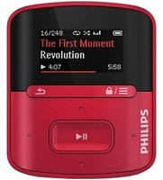 PHILIPS GoGear 64 GB MP3 Player(Red, 1 Display)