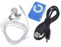 MINI Trueone 4 GB MP3 Player(Blue, 0 Display)