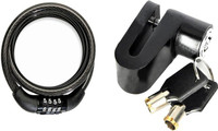 Gking 188 Disk Break Lock With 1 Chain Cable Number lock Combo
