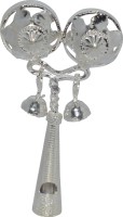 Kataria Jewellers 19.15 Grams BIS Hallmarked Silver Baby Khilona Rattle(Silver)