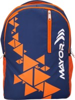 View Mayor 17 inch Laptop Backpack(Blue) Laptop Accessories Price Online(Mayor)