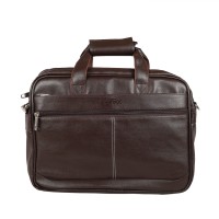 Safex 15 inch Expandable Laptop Messenger Bag(Brown)   Laptop Accessories  (Safex)