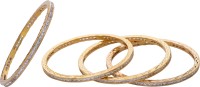 Hyderabad Jewels Silver, Alloy Bangle Set(Pack of 4)