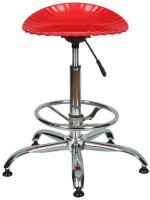 The Furniture Store Leatherette Bar Stool(Finish Color - Red)   Furniture  (The Furniture Store)