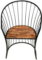 Acme Production Solid Wood Bar Chair(Finish Color - Walnut Brown)   Furniture  (Acme Production)
