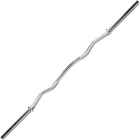 Vinex Weight Lifting Rod - Curl (25 MM, 5 Feet Length) Multi-training Bar(Grey)