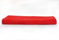 Trident Cotton 380 GSM Bath Towel(Red)