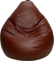 PSYGN Large Teardrop Bean Bag Cover(Brown)   Computer Storage  (Psygn)