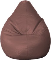 Psygn XL Standard Bean Bag   With Bean Filling(Brown)   Computer Storage  (Psygn)
