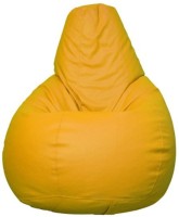 Oade XXXL Bean Bag  With Bean Filling(Yellow)   Furniture  (Oade)
