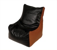 View ARRA Medium Bean Bag Cover(Black, Brown) Furniture (ARRA)