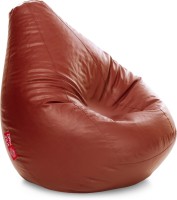 View Style Homez XXXL Classic Teardrop Bean Bag  With Bean Filling(Brown) Furniture (Style Homez)