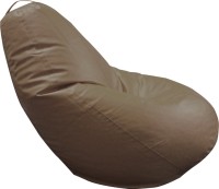 View AdevWorld XL Bean Bag Cover  (Without Beans)(Brown) Furniture (AdevWorld)