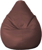 CaddyFull XXXL Bean Bag Cover  (Without Beans)(Brown)   Furniture  (CaddyFull)